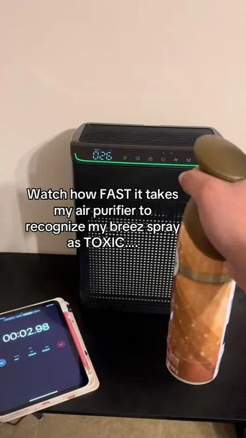 I can’t believe how well my air purifier works to really keep my air clean and free of toxins! #airpurifier #morentoairpurifier #morentolife #airpurifierrecommendation #airforce #cleanair 