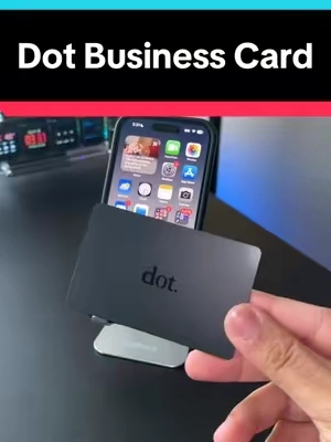 Digital business cards are the future #dotcard #digitalbusinesscard #businesscards #tiktokmademebuyit #tiktokshopfinds #networkingtips 