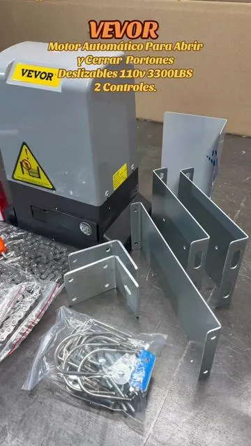 @Vevor_US motor automático para abrir y cerrar portones deslizables 110v 3300lbs 2 controles. #vevor #gatemotor #automaticgateopener #slidegatemotor #gateoperator #weldinglife #electricmotor #opener #electric 