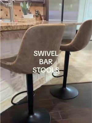 perfect for this space!! if you need some bar stools these are it!! 🙌🏻 #barstools #barstool #swivelbarstools #tiktokshopcreatorpicks #tiktokshoprestock 