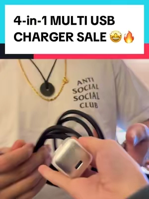 why didn’t they make these chargers sooner? 🤩 #fastcharging #fastcharger #usbcharger #phonecharger #4in1charger #charger #TechGadgets #tiktokshopspringglowup 