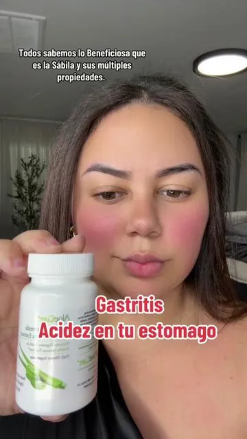 Todo lo que comes te da acidez y sientes como un fuego en el estómago prueba estas pastillas vas a sentir gran alivio #gastritis #estomago #mujeres #hombres  #probiotico #aloevera 