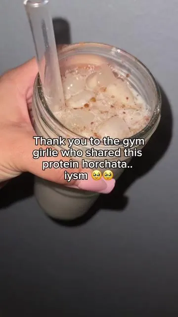 #protein #proteinhorchata #horchata #gymtok #tastesalud 