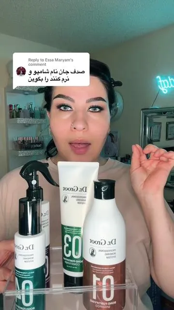 Replying to @Essa Maryam  @Dr. Groot hair care products are the best 🔥👌 10/10 👇 #hair #hairtok #drgroot #shampoo #conditioner  #greenscreen 
