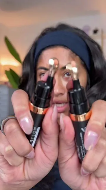 THE TRUTH about the DRMTLGY Under Eye Correctors…. Is it actually worth your money 🤨  #drmtlgyluminouseyecorrector#drmtlgy#tiktokshop#darkcircles#browngirlmakeup#tiktokmakeup#viralmakeup#colorcorrector#undereyebags#browngirl 