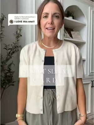 Replying to @MamaGraysDays | SAHM  Cute work outfit! Linked the pants also!  Sweater- size small Pants- size medium  #outfits #workoutfits #ootdcheck 