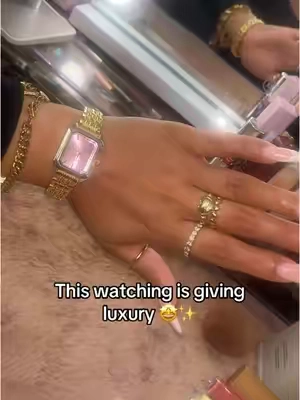 ✨ Time to shine! This gold & pink beauty is giving luxury vibes ⏳💖 Grab it now on flash sale before it’s gone! ⌚️🔥 #tiktokshop #goldwatch #goldaccessories #goldgirly #watch #timepiece #goldwatches #goldjewelryaesthetic #goldjewelry #TikTokshop #tiktokshopping 
#ttsdelight #tiktokshopcreatorpicks #tiktokshopnewarrivals
#tiktokshopjumpstart#tiktokshoprestock #tiktokshopspringglowup 