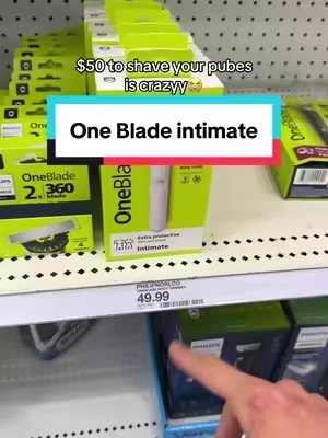 Its wayyy cheaper here on tictoc #philipsoneblade #oneblade #shave #tiktokshop #bodyhairtrimmer 