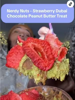 🤤 This tastes like a chocolate-dipped strawberry 🍫🍓 pistachio dream in peanut butter form 🥜😮‍💨Straight outta the jar or on toast, it’s addictive! @Nerdy Nuts Shop #nerdynutspeanutbutter #pistachio #nerdynutsstrawberrydubai #kataifi #nerdynutsdubaichocolate #kunafa #nerdynutsreview #nerdynuts #snacktok #dessertpeanutbutter #tiktokmademebuyit #treatyourself #peanutbutterlovers #CapCut #pistachiocream #strawberrydubai #dessertpeanutbutter #tiktokshop #spotlightfinds #peanutbuttertreat #TikTokShopCreatorPicks #fypシ゚viral #tiktokshoprestock #trending #tiktokshopmothersday #viral #springtok #foryou #ttslevelup #aprilmademebuyit 