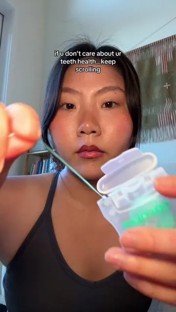 this is a legit loofah for ur teeth… #cocofloss 