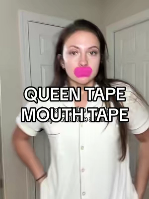 I swear by this stuff 😭 #queentape #mouthtape #sleeptape #mouthtapesleeping #sleep #grinding #snoring #doublechin #jawline #aprilmademebuyit #tiktokshopmusthaves #tiktokshopfinds #tiktokshopcreatorpicks #tiktokshoprestock 