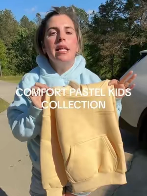 Replying to @maryalyssacarr @comfrtkids @Comfrt the comfrt kids collection is a mama’s DREAM! ☁️  #comfrtkids #comfrtkidspastel  #comfrtpastelkidshoodie #tiktokshopcreatorpicks 