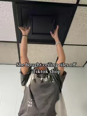 #celingtile #tikokshopfinds #homemakeover #GymTok 