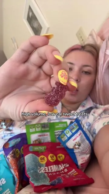 so glad i found these #shamelesssnacks #gummies #lowcaldessert #lowcalsnacks #lowsugardessert 