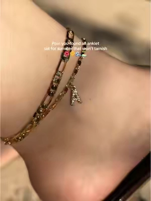 TTS has the cutest accessories! 😍 @GANIA #ganiaanklet #ankletset #summeranklet #initialanklet #ganiajewerly #tiktokshopsummerfinds #tiktokshoprestock #tiktokshopmothersday #tiktokshopmemorialday #tiktokmademebuythis #besttiktokshopfinds 