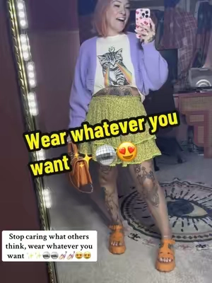 True freedom is when you do, wear, say what you want. And stop caring so much what others think ✨ #selflove #selfexpression #motivation #peptalk #dopamine #dopaminedressing 