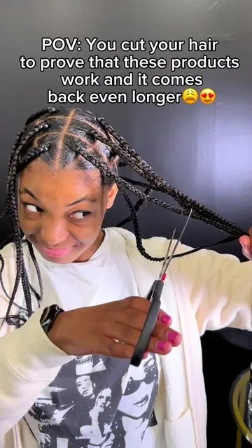 The results done lie!! Comment if you’ve seen results from these products 💛🙌🏾 #protectivestyles #baskandlatherco #fyp #tiktokshopfinds #mothersday #hairgrowth 