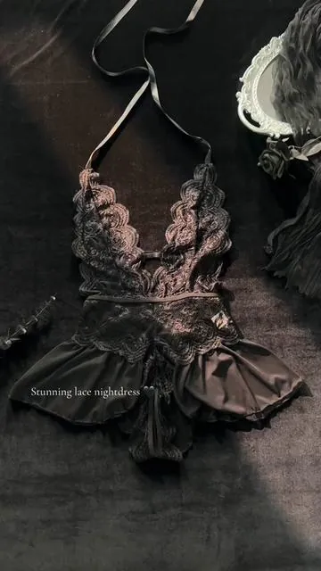 I can't imagine how beautiful it will be on you.🖤🥀 #hd #Solid #lace #teddy #bodysuit #sexydress #comfy #breathable #pushup #bodysuitstyle #dailywear #lingerie #fyp #TikTokShop #print #cute #womens #stylish #cooler  #spotlightfinds #spotlightfashion #comfortable #set #pajamas #pajamaset #pajamasets #gothtok#gothgirl#theperfectgirl#allblackoutfit#punk#punkgirl#witch#dress#blackdress#punktok#witchtok#goth#gothicik #springfashion #springoutfits #springoutfit #tiktokspringglowup #tiktokshopmothersday #summerfashion #summeroutfit #summeroutfits 