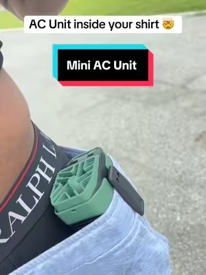 I REFUSE to be overly sweaty cause of this summer heat😭💯 #minifan #miniportablefan #cliponfan #summermusthaves #tiktokmademebuyit #TikTokShop 