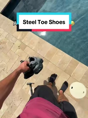 Most industructable shows on the internet #steeltoeshoes #workshoes #steeltoe #tiktokshop 