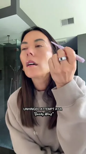 DID I DO MY FIRST WING?! Gimme tips lol #tartecosmetics #tarte #wingeyeliner #eyeliner @tarte cosmetics #eyelinerhack #ttsbeautybesties #tiktokshopcreatorpicks  #tiktokshopsummerturnup #creatorpickssuncare #tiktokshopmemorialday #tiktokshopunboxing 