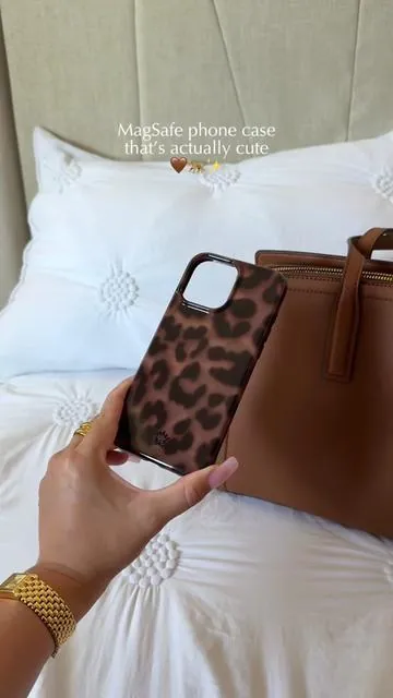 360° coverage & 8ft drop-tested + MagSafe ready with built in magnetic ring. #magsafephonecase #leopardprint #phonecase #velvetcaviar @velvetcaviar 