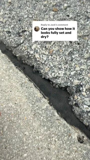 Replying to @Jack Magic Crack Filler – Asphalt Edition Fix cracks, don’t just cover them. Magic Crack Filler bonds deep into asphalt to seal driveways and pavements with a sleek, black finish that lasts. Self-leveling, fast-drying, and built to handle the heat, cold, and traffic. No tools. No hassle. Just pour and walk away. #MagicCrackFiller #AsphaltFix #DrivewayRepair #DIYSealant #CrackFiller #magicconcretefillerafter 