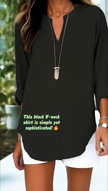 #versatiletop #moderblouse #longsleeve #dropshoulder #notchedneck #tiktokmadembuyit #spotlight #tiktokmademebuyit #springsale #spotlight #tiktokmademebuyit #tiktokshopfinds #spotlightfinds #foryou #simpleviral #tunicdressesggings #summerdresses
