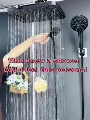 who knew a shower could feel this personal 💦 #shower #showers #showertok #showerproducts #showerhead #showers #showertiktok #bathroom #bath #bathtime #bathroomcleaning #bathroomdesign #clean #cleaning #cleaningtiktok #cleanwithme #loveyourself #enjoylife #enjoying