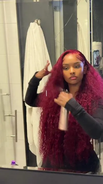 @Tahikie Hair Shop #fyp #wigtok #redhair 