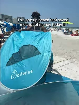 #beachtent #tent #tentcamping #popupbeachtent #beach #beachessentials #summeressentials #tiktokshopcreatorpicks 