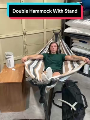 You’re not finding a hammock that comes with a metal frame and a travel bag for less than $100 anywhere else #Summer #hammock 