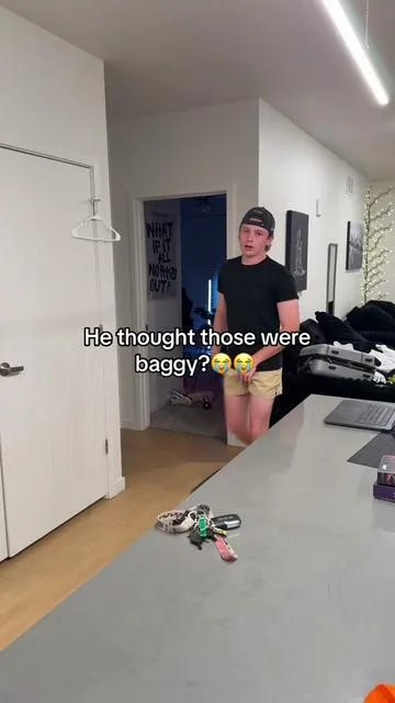 dude was wearing girl shorts #comfrt #comfrtclothing #comfrtshorts 