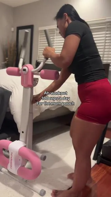 Abs are on fire. Bye mom pooch! 🤭 
#abworkout #abmachine #fitnessathome #workout #summerbodyworkout 
#workoutroutine #beginnerworkout #fitnessmotivation #fitnessjourney #tiktokshop #tiktokshopsummerturnup #tiktokshopcreatorpicks #tiktokmademebuyit 
#creatorsearchinsights 