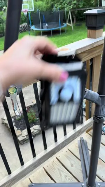 Did I mention you can charge it with a USB-C as well? seriously this clip on LED solar light has four light color modes. It comes with a remote and an optional attachable mount. There are three different light brightness options. It can stay on all night without any motion on the dimmest setting and get brighter when someone walks by. Or, you can set it to motion only. It can light up white red, green or blue. Just use the remote or the button by the motion sensor to set it and don’t worry, it can actually last all night. The best part is, they are so affordable. They’re also very sturdy and well built, for the price. You can use these anywhere. Working on your car, lighting up your backyard, using your grill, or you can even take them camping! Waterproof, heat, resistant, and frost resistant with powerful LEDs. There will be 1000 uses for this light. #SolarLight #solarlights #solarpower #solarlightsoftiktok #cliponsolarlight #Rgb #rgblights #Outdoors #Outdoor #outdoorlighting #outdoorlights #homeandgarden #GardenLights #Backyard #backyardvibes #colorfullights #coloredlights #LongLasting #Rechargeable #rechargeablelights #rechargeablelight #Camping #campinghacks #Lights #FloodLight #motionsensorlights #motionsensor #solarpower #homeimprovement #outdoordecor #homedecor #homeandliving #Patio #patiomakeover #patiodecor #patiolights #cliplight #Solar #fencelights #Led #ledlight #ledlights #Waterproof