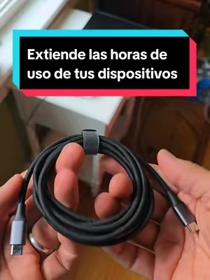 Cable certificado de carga rápida para extender las horas de uso todos tus dispositivos #CargadorRapido #UGREEN #USBCTech #240WPower #CargaSuperRapida #PowerDelivery #TechEssentials #CargaInteligente #MacbookCharger #GadgetsTikTok #iPadCharger #SamsungCharger #CableCertificado #CargaEficiente #AccesoriosTech #dealsforyoudays 