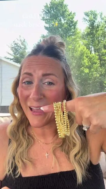 Sometimes you never know what you’ll get, but these gold bead stack bracelets have proven to be good quality for such an amazing price. #goldbeadedbracelet #goldjewelry #bougieonabudget #stackbracelets #dealsforyoudays