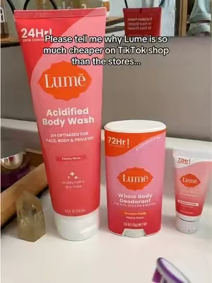 I did the girl math so you don’t have to…The BEST price on Lume is here on TikTok shop! Don’t get ripped off at the big box stores.  #lume #lumedeodorant  #deodorantthatworks  #bodydeodorant  #aluminumfreedeodorant  #dealsforyoudays  #tiktokshopcreatorpicks 