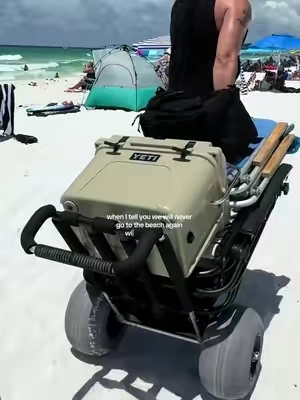 Everyone needs this balloon wheel cart for their next beach, lake or camping trip! Rolls over sand and rugged surfaces effortlessly, holding up to 165 lbs of gear. Load it up and go! @Vevor_US #vevor #beachcart #beachtrip #beachgear #beachmusthaves #rollingcart #camping #lakeday #outdoorgear #Outdoors #summeressentials #summervacation #tiktokshopcreatorpicks #tiktokshopsummerturnup #dealsforyoudays #ttslevelup 