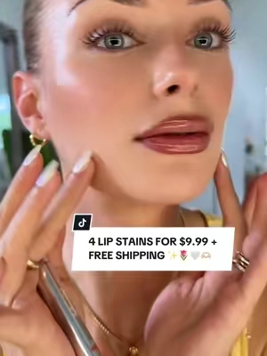 u just can’t beat 4 lip liner stains for $9.99 & free shipping 🫶🏻🥹✨ #lipliner #liplinerstain #peelofflipstain #liplinerhack #waterproofmakeup #smudgeproofmakeup #liplinertutorial #tiktokshopfinds #tiktokmademebuyit #beautyfinds #viralmakeupproducts #bundledeals #freeshipping 