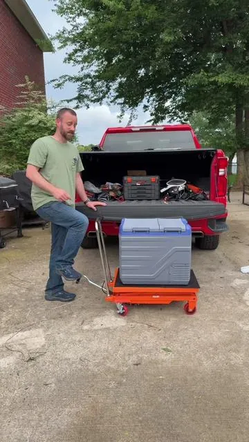 VEVOR hydraulic lift #vevor #vevortools #lift #loading #vevorsummerlife #diy #TikTokShopSummerTurnUp #dealsforyoudays #tiktokshopcreatorpicks 
