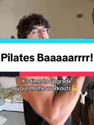 This is steal for how many exercises you can do with this thing! #GymTok #athomeworkout #spotlightfinds #pilatesworkout #pilatesbar #pilatestiktok 