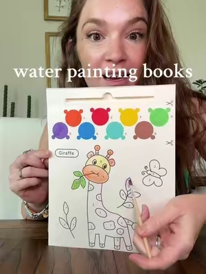 Replying to @mykalanne | LMFT and mama ✨ water painting books that come with everything you need!!! Perfect for on the go and a great screen free activity! #coloringbook #waterpainting #waterpaint #toddleractivities #screenfreeplay #kidsartsandcrafts #toddlercrafts @jarmeloofficial 
