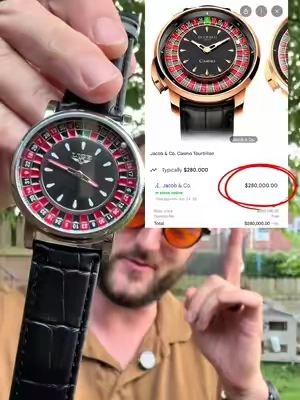 Roulette Style Wristwatch #menswatch #menswatches #wristwatches 