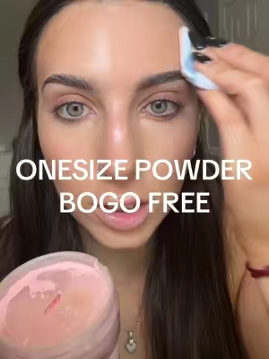 BOGO FREE OneSize ultimate blurring powder!! 💞Add 2 to your cart and the second one is free (will deduct the cost!!)  I have never seen this deal ever so you better run and stock up!!  @ONE SIZE BEAUTY #onesizebeauty#onesizebeautyatesettingpowder #blurringpowder #ultimateblurringsettingpowder #onesizesettingpowder #onesizepowder #onesizebeautypowder #beautydeals #tiktokshopcreatorpicks #ttsbeautybesties #tiktokshopcreatorpicks #ttsbeautybesties #beautydeals #dealsforyoudays #beautydeals 