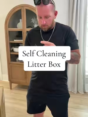 No more poopin scoopin this way 🙌 #litterbox #selfcleaninglitterbox #catsoftiktok #kittens #catlitterbox #cataccessories  