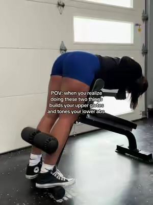 So happy I can comfortably do these at the comfort of my own home 👏🏽💕 you can even do hipthrusts and upper body workout with this machine 💪🏽#backextension  #fitnessmotivation #workouttips #homeworkout #tiktokshop #tiktokshopcreatorpicks #tiktokshopsummersale #dealsforyoudays #creatorsearchinsights 
back extension workout
Lifepro Adjustable Roman Chair: Back
& Glute Extension Bench for Hamstrings and Core
Workouts