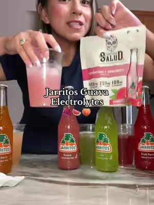 This guava flavor is sooooo delicious!!! Best new flavor 😝  @Jarritos @Taste Salud #tastesalud #saludhydration #summerdrink #electrolytes #electrolytedrink #jarritos #fyp 