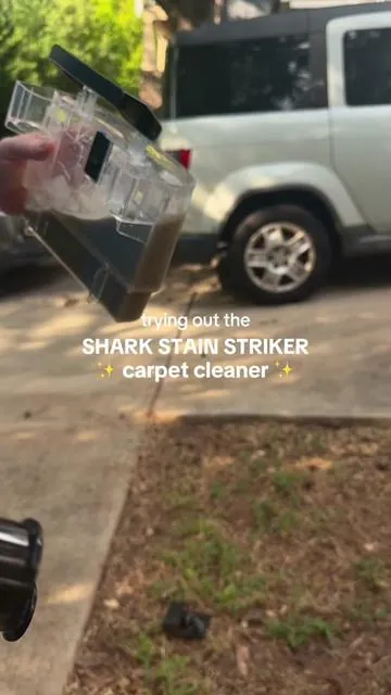 look at that dirty water !!! worth the money for me  #sharkstainstriker #sharkstainstrikerresults #stainstriker #sharkcarpetcleaner #carpetcleaning #carpetclean #carpetcleaner #dirtycarpet #cleaningstains #removingstains 
