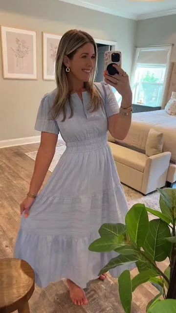 This is one of my absolute favorite dresses! @btfbm_us  #BTFBM #maxi #maxidress #casualdress #bohodress #bohostyle #longdress #modestfashion #modestdress #outdoorfun #summerdress #summerstyle #vneckdress #dresses #beautifuldress #prettydress #babyblue #TTSStarCreator #TikTokShopCreatorPicks  #tiktokshopsummerturnup  #creatorsearchinsights #Dealsforyoudays 